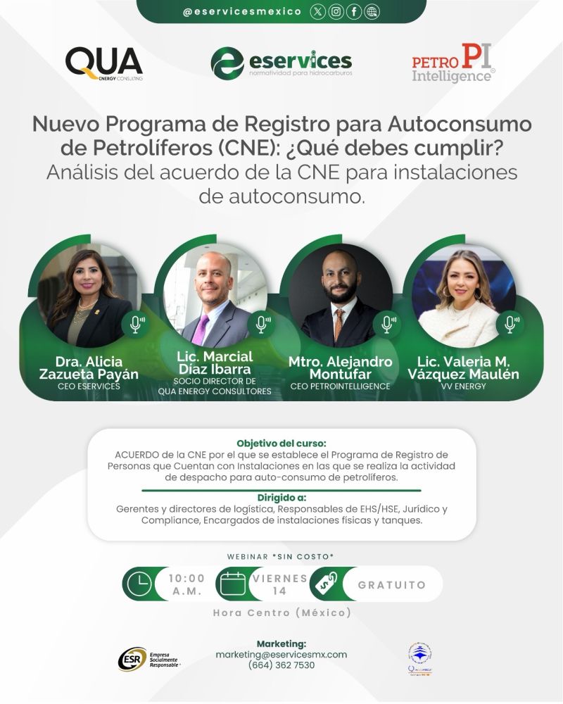Webinar- Nuevo Programa de Registro para Autoconsumo de Petrolíferos