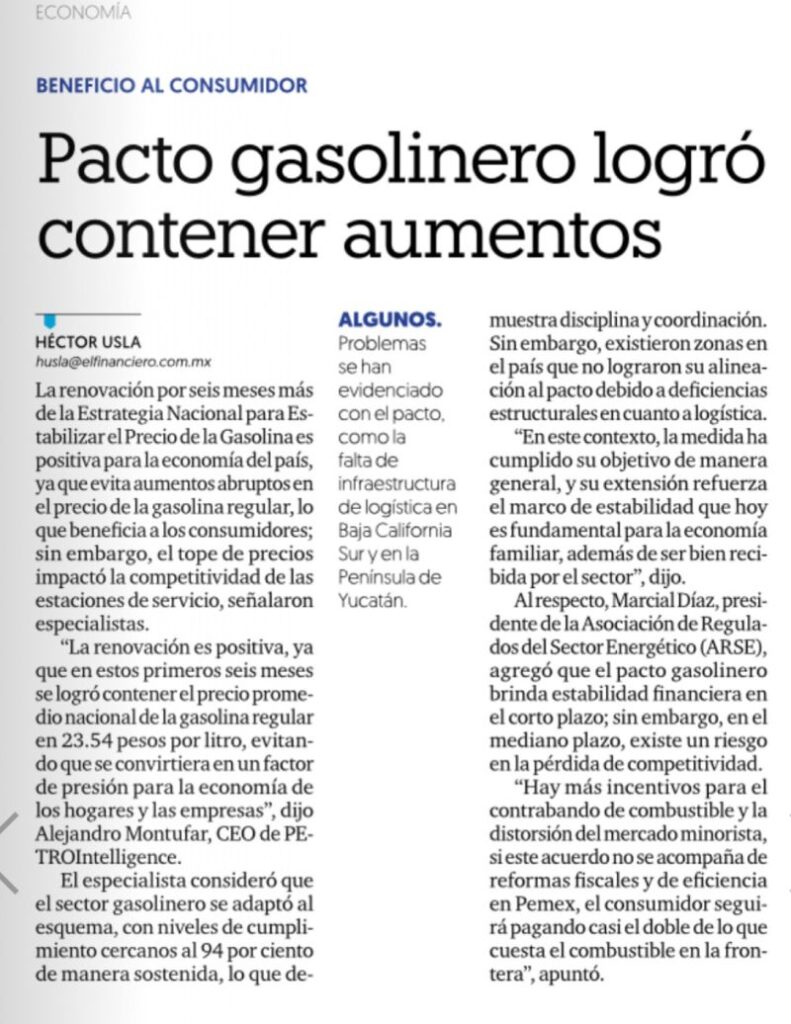 Pacto gasolinero logró contener aumentos – El Financiero