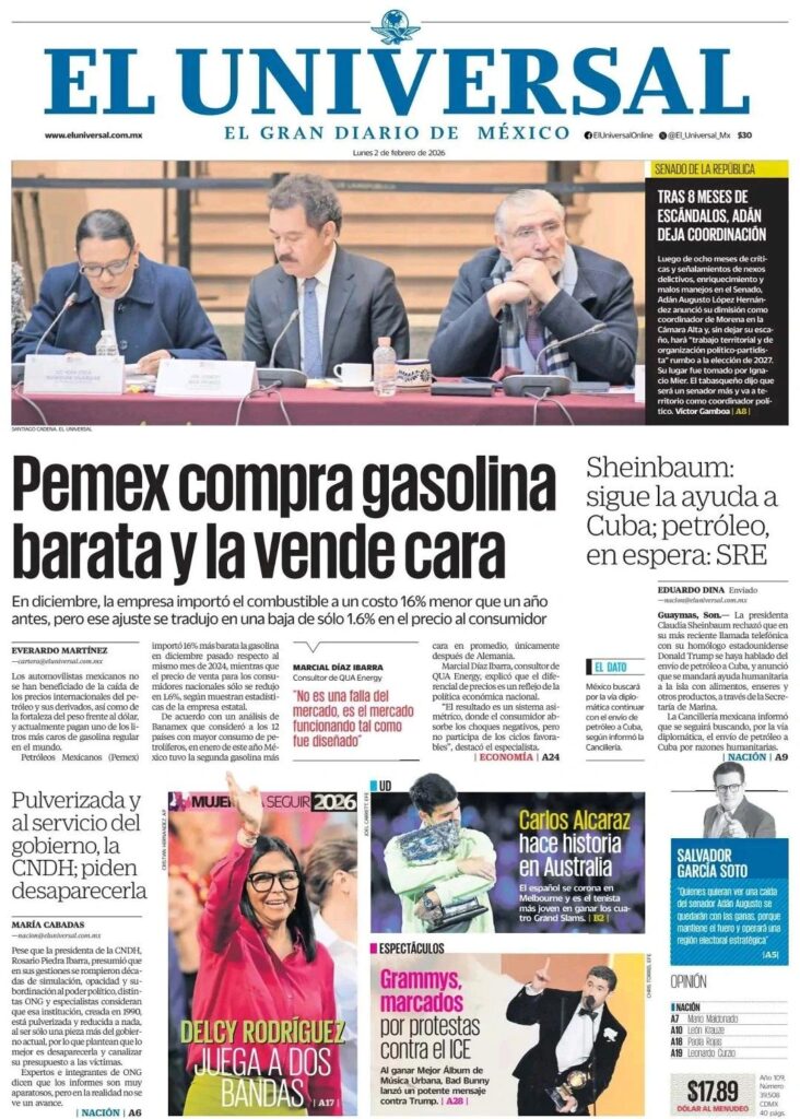 Pemex importa barata la gasolina, pero la vende cara – El Universal
