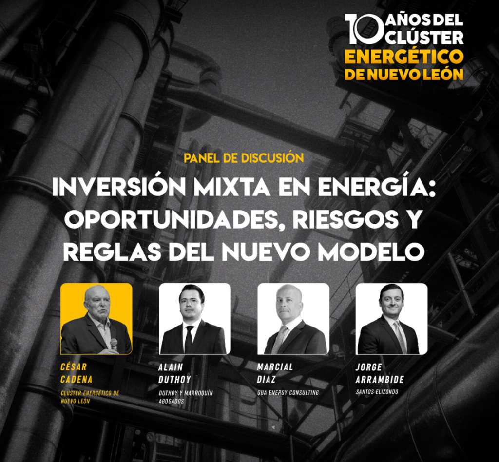 Panel de discusión: “Inversión mixta en energía: Oportunidades, riesgos y reglas del nuevo modelo”