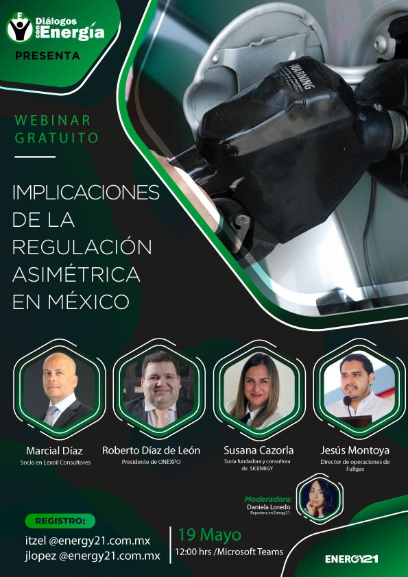 Webinar sobre Regulación Asimétrica en México (“Diálogos con Energía”)
