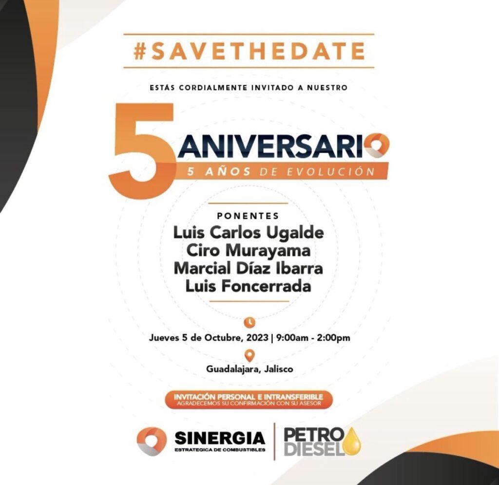 Ponencia en el 5.º Aniversario de Sinergia y Petrodiesel