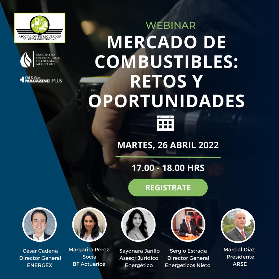Participación en el Webinar “Mercado de Combustibles: Retos y Oportunidades”
