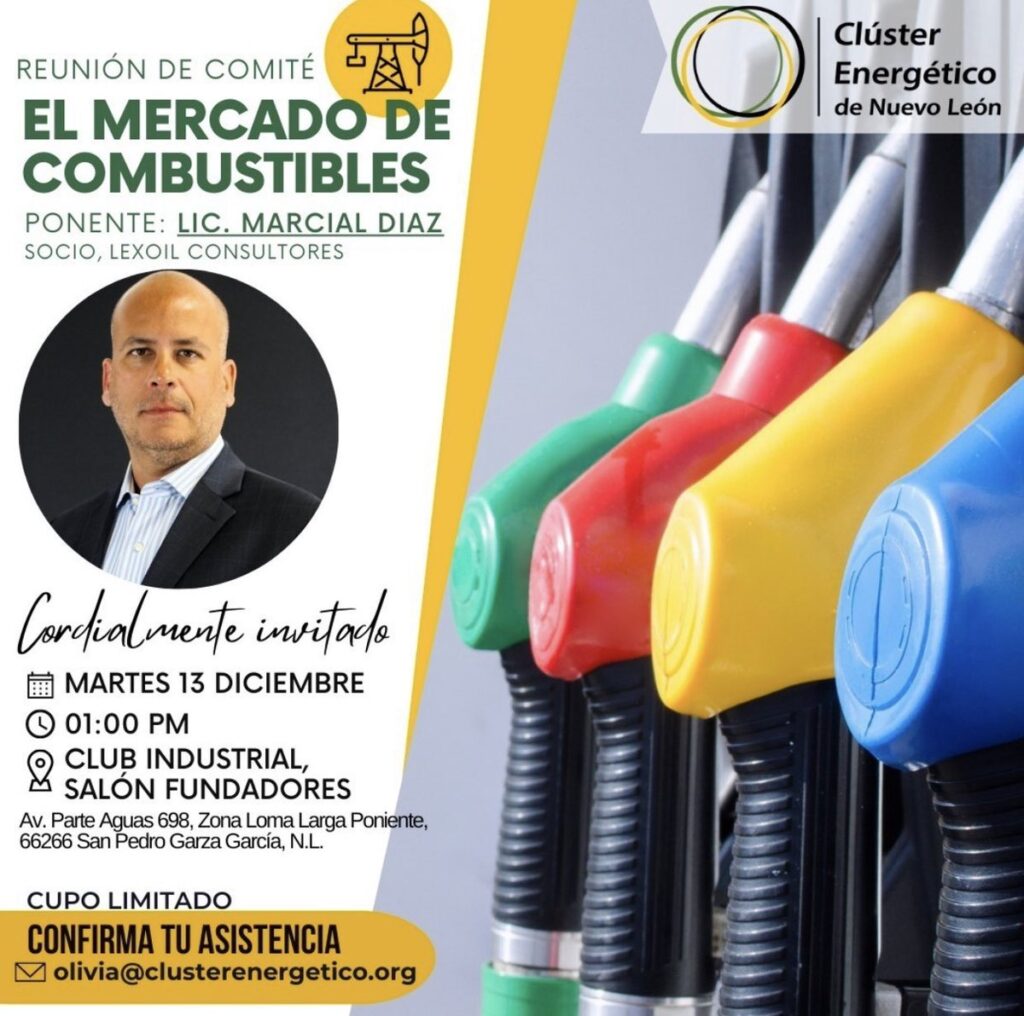 Ponencia en la Reunión de Comité del Clúster Energético de Nuevo León
