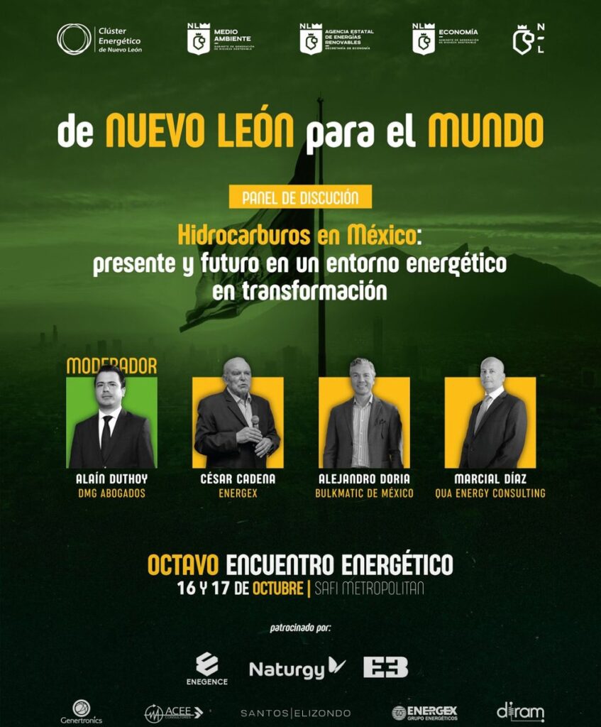 Participación en el Octavo Encuentro Energético “De Nuevo León para el Mundo”